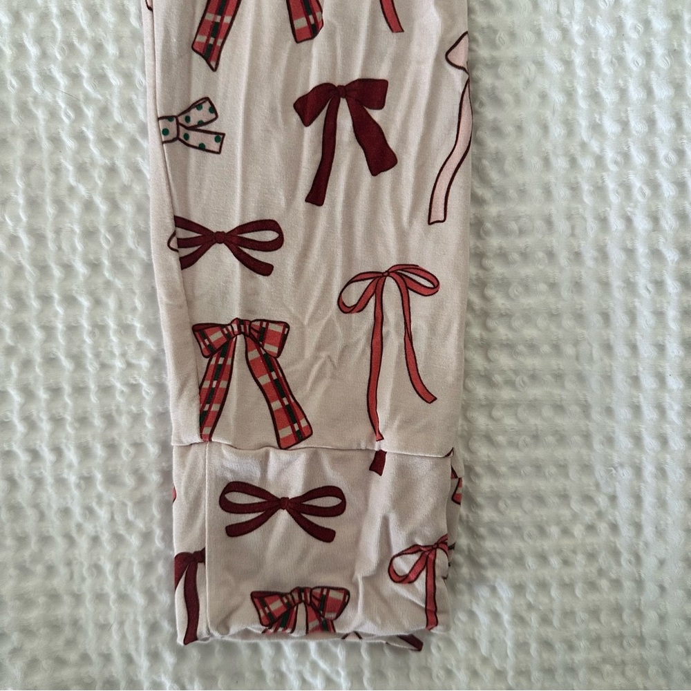 In My Jammers Bow Print Pajama Set - Picture 6 of 8